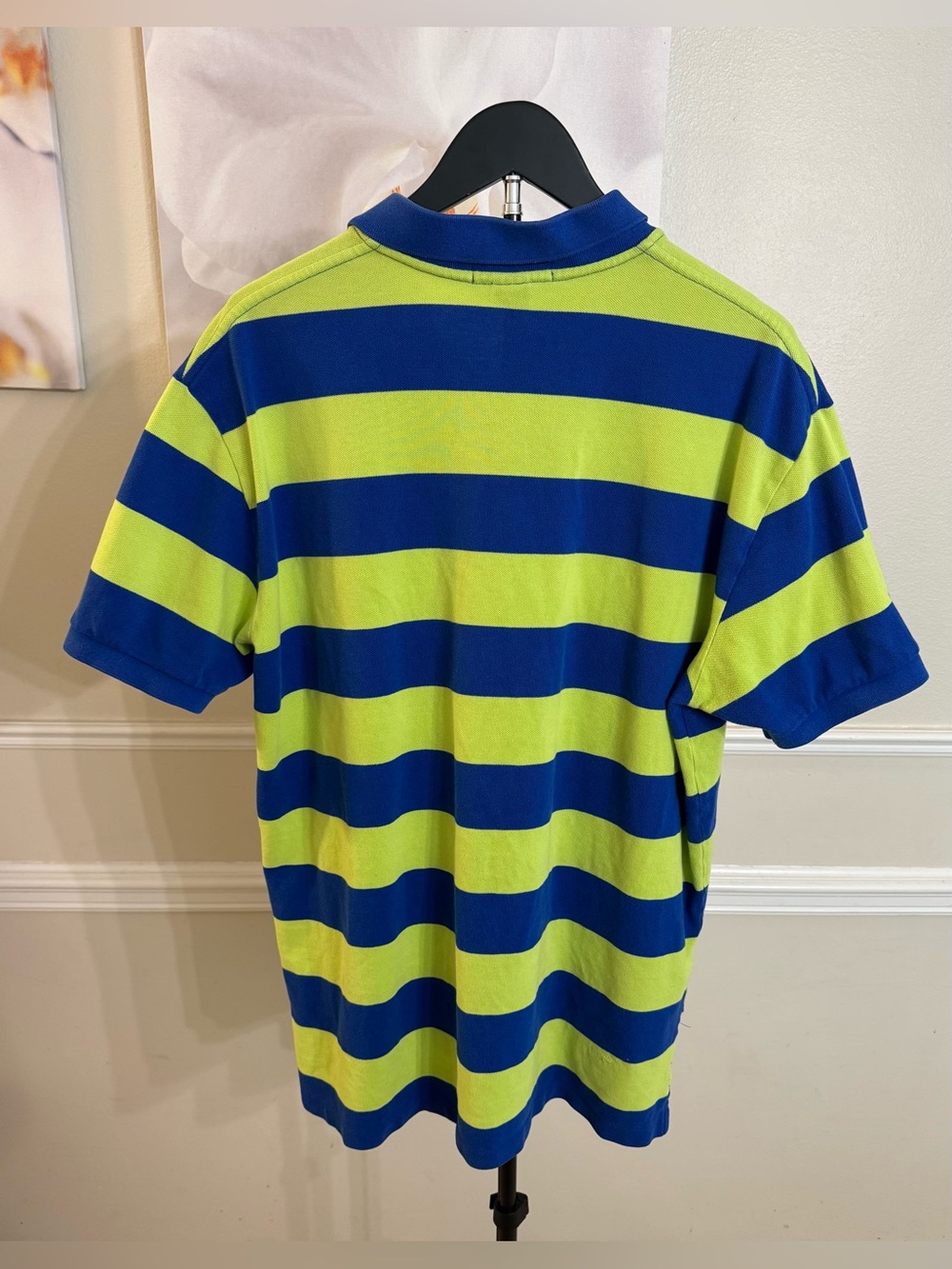 Vintage Polo By Ralph Lauren Men’s Short Sleeve Striped Polo Shirt! Size XL. - Picture 3 of 6